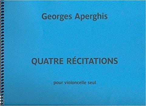 Quatre Recitations - Pour Violoncelle Seul - pro violoncello